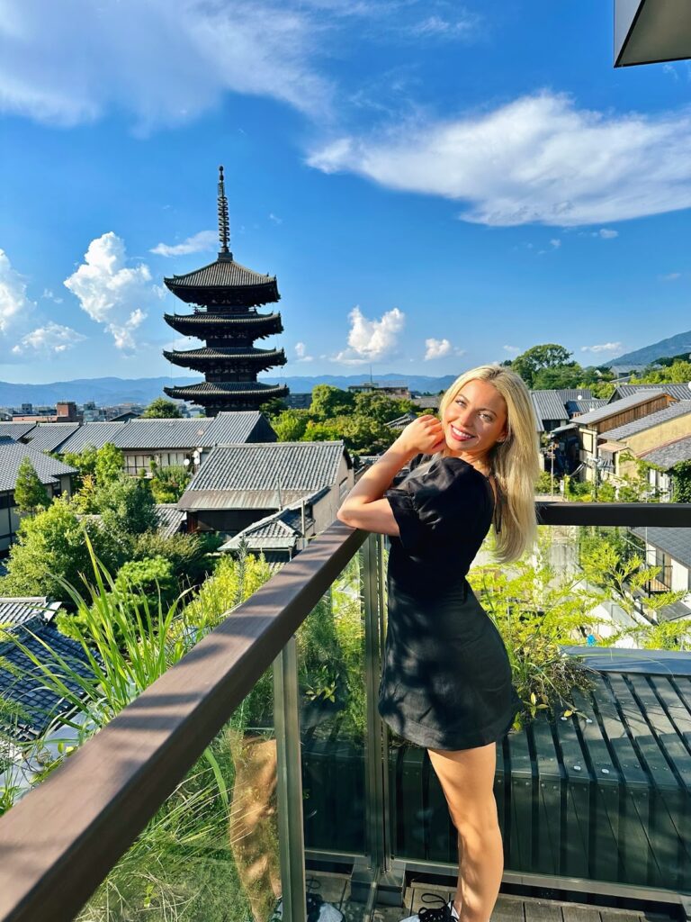 Stunning vistas from the pagoda view suite in The Hotel Seiryu Kyoto Kiyomizu