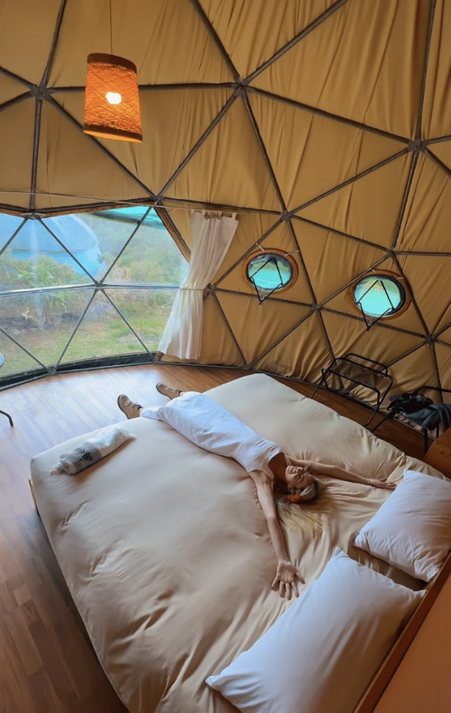 peruvian dome eco camp bed