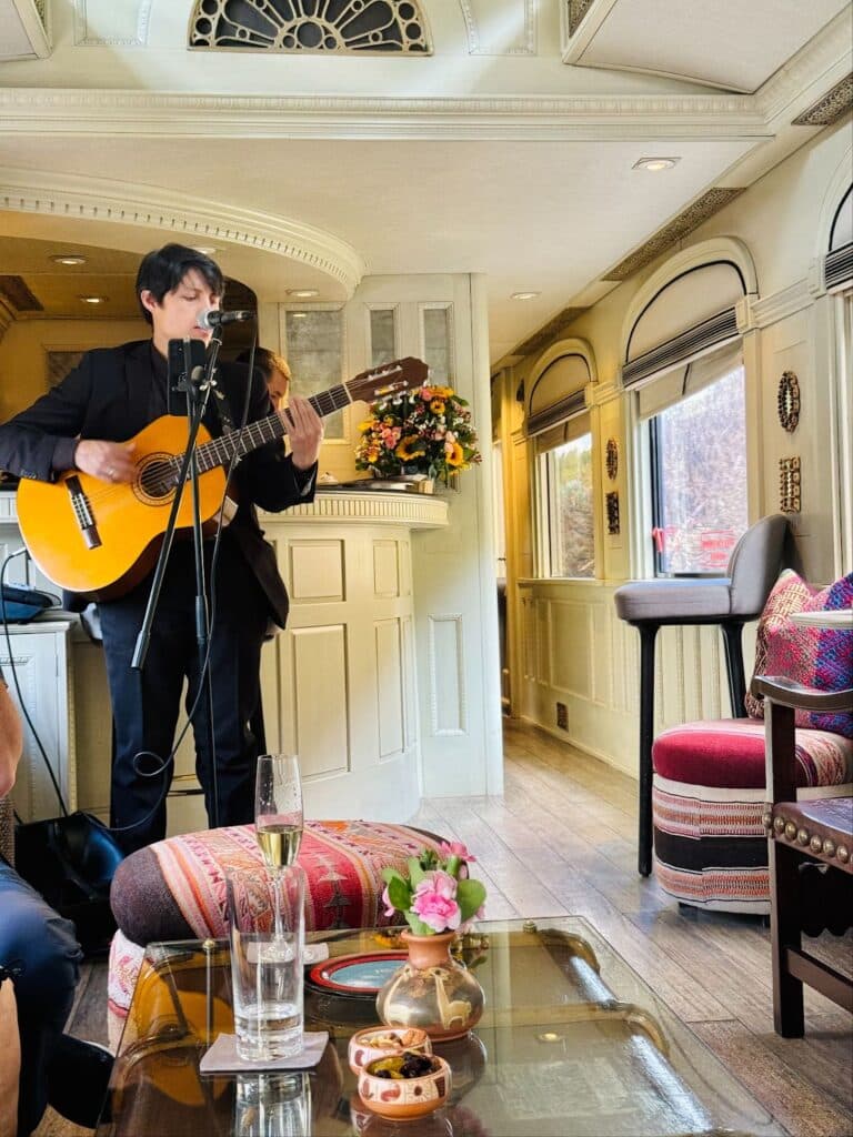 Entertainment on the Belmond Train in Peru