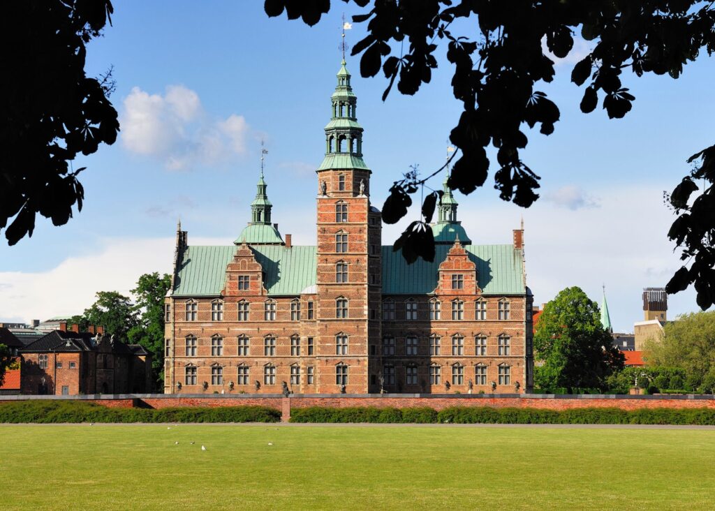 Rosenborg Castle in Copenhagen Denmark