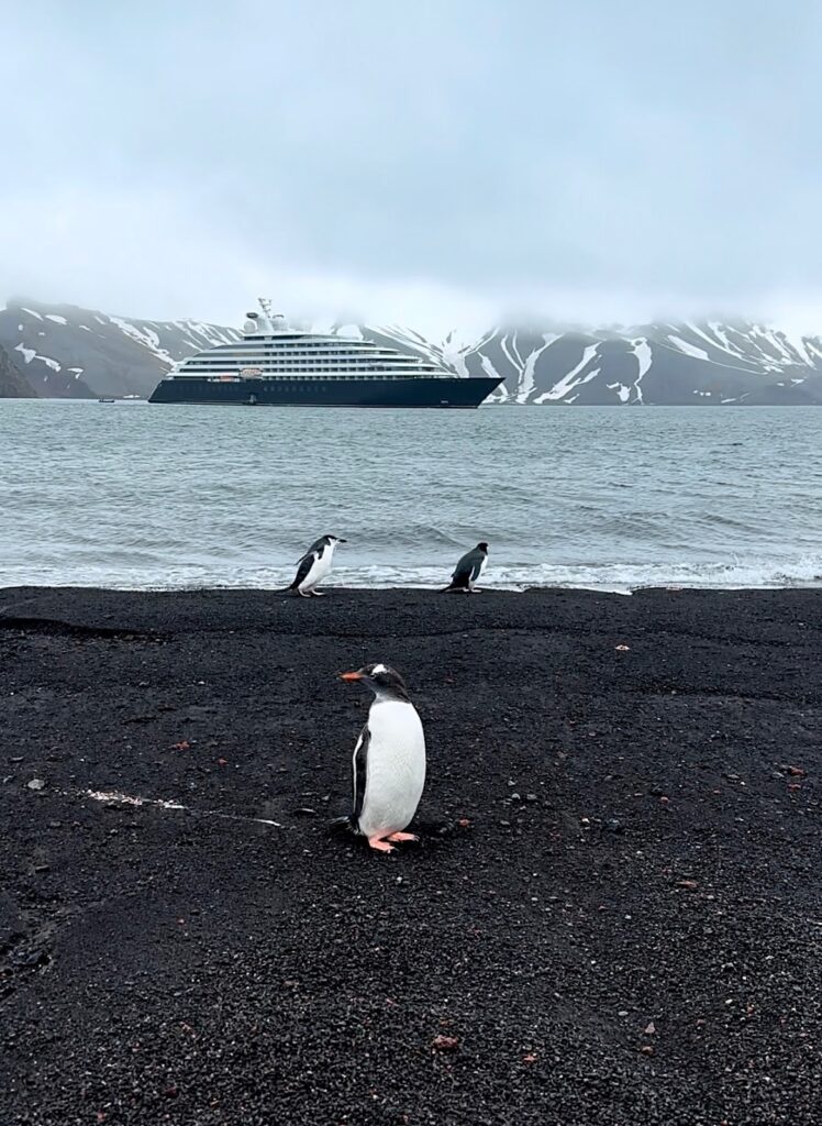 Sky on Deception Island Antarctica