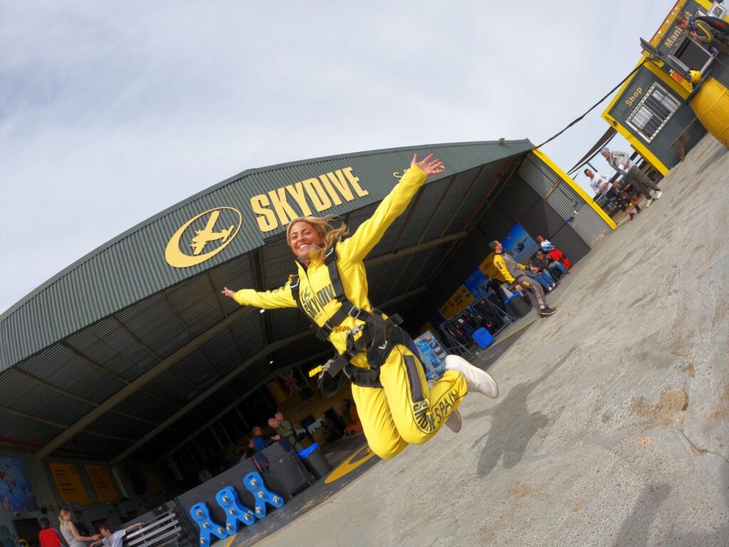 skydiving in spain