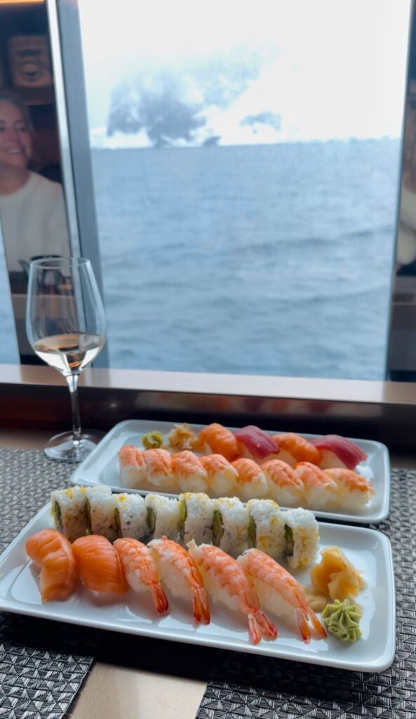 world-class sushi on the scenic eclipse II